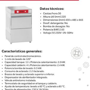 LAVAVASOS EGE 350 BY FAGOR
