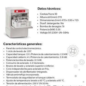 LAVAVAJILAS EGE 400 B BY FAGOR