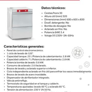 LAVAVAJILLAS 500 BY FAGOR